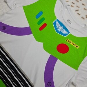 Disney‎ Pixar Toy Story Buzz Lightyear T-Shirt White Adult 3XL 3XG
